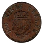 Preussen 1 Pfennig 1848 A Friedrich Wilhelm VI.