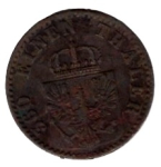Prussia 1 Pfennig 1869 B Wilhelm I.