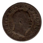 Prussia 1 silver groschen 1867 Wilhelm I.