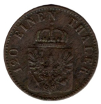 Preussen 3 Pfennig 1848 A Friedrich Wilhelm VI.