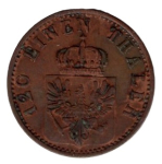 Prussia 3 Pfennig 1873 A Wilhelm I.