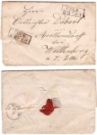 Preussen Mir.Nr. 18 auf Brief 3 Silbergroschen gestempelt Culm 16.11.1867 nach Wittenberg