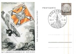 With our flags, the victory of Strasbourg is a private postal stationery in Alsace o 1941