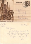 Propaganda card national holiday 1934 postal stationery o Dresden 4.5.1934