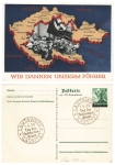 Propagandakarte Privatganzsache Sonderstempel Lautawerk 1.5.1939 Tag der Nationalen Arbeit