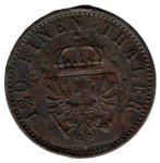 Prussia 3 Pfennig 1868 A Wilhelm I.