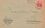 04828 Puchau Wurzen Land Country postmark o May 3, 1933 on envelope