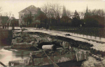 Quedlinburg flood real photo postcard * 1925