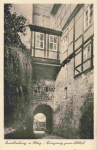 Quedlinburg Eingang zum Schloss * um 1930