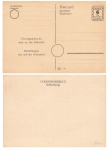 RPD Schwerin postal stationery P793 6 Pfennig paid * 1945