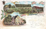 01454 Ullersdorf Radeberg Schmiedeschaenke Litho o 1902
