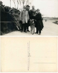 Bahnradfahrer  Siegerrehrung *ca. 1920