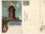 Raecknitzhoehe Dresden Bismarcksaeule Litho 1906
