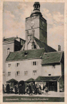 Reichenbach Vogtland Mittelring mit Rathausturm * um 1940