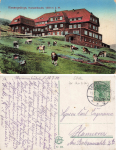 Giant Mountains Hampelbaude Silesia Schronisko Strzecha Akademicka o 1914