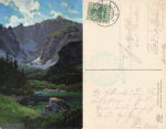 Riesengebirge Grosse Schneegrube Künstlerkarte Morgenstern Nr 3758 o 1910
