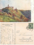 09322 Rochsburg Castle artist card W. Hartwig o 25.5.1924