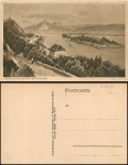 53639 Konigswinter Rolandseck und der Drachenfels * ca. 1920