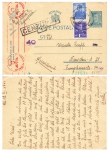 Romania postal stationery CENZURAI Checked by the Wehrmacht High Command o December 12, 1941