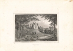 96472 Rosenau Rodenthal original steel engraving Rohbock around 1850 