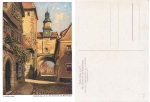91541 Rothenburg Tauber Alte Fronveste mit Röderbogen Künstlerkarte L. Mößler *ca. 1920