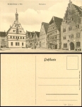 Rothenburg ob der Tauber Marktplatz *ca. 1915