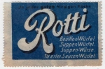 Vignette Rotti Boullon Würfel Suppen Würfel Soßen Würze um 1920