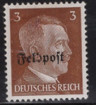 Deutsches Reich Feldpost Michel 17 * ungebraucht mit Falz Ruhrkessel Provisorium