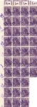 SBZ district hand stamp District 14 OPD Dresden A19 counter sheet part 37 stamps