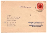 SBZ Michel 202A Einzelfrankatur auf Drucksache von Wildau nach Mahlow