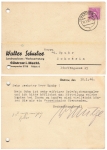 SBZ Mecklenburg Vorpommern Michel 9 single franking on postcard o Güstrow 11.1.1946 to Schwerin