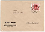 SBZ Michel 176 district hand stamp 16 Weimar on 30 Pfennig letter o Weimar 05/28/1948