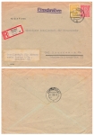 SBZ East Saxony numeric series Post Michel 55 on R-letter o Werdau 19.2.1946