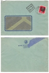 SBZ RPD Chemnitz AP 788 I paid with fee Stamp Hitler head blackening Chemnitz July 19, 1945