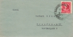 SBZ Thüringen Michel 97A 12 Pfennig Friedrich Schiller Einzelfrankatur o Saalfeld 2.2.1946