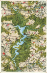 Saaletalsperre Landkartenpostkarte * um 1930