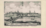 Saalfeld Thüringen nach Merian 1650 * um 1920