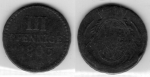 Sachsen 3 Pfennig 1803