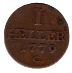 Saxon-Albertine line 1 Heller 1779 Frederick Augustus III.