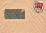 Saxon redaction AP 786 OPD Dresden Hitler head 8 Pfennig on cover o Meissen 1 June 14, 1945