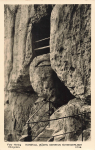 01814 Kuhstall Schneiderloch climbing rocks Saxon Switzerland o 1962