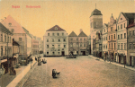 Sagan Buttermarkt Schlesien Zagan * um 1910