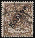Samoa Deutsche Post Michel 1 o gestempelt Krone Adler