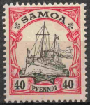 Samoa Deutsche Post Michel 13 * ungebraucht Kaiseryacht