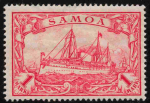 Samoa Deutsche Post Michel 16 * ungebraucht Kaiseryacht