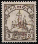 Samoa Deutsche Post Michel 20 * ungebraucht Kaiseryacht
