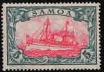 Samoa Deutsche Post Michel 23 B * ungebraucht Kaiseryacht