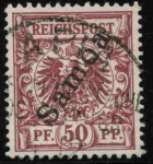 Samoa Deutsche Post Michel 6 o gestempelt Krone Adler
