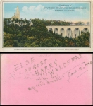 San Diego View of Cabrillo Bridge and California Bldg. gebr. 12.1.1924