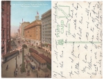 San Francisco Lotta Fountain at Kearney Tram br. circa 1910